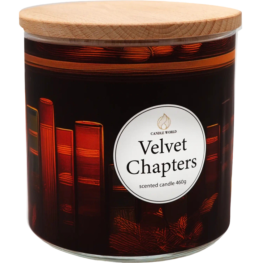 Candle World sojová vonná svíčka 3 knoty Velvet Chapters 460 g