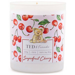 Sojowa świeczka zapachowa w szkle wiśnia - Superfruit Cherry Ted Friends