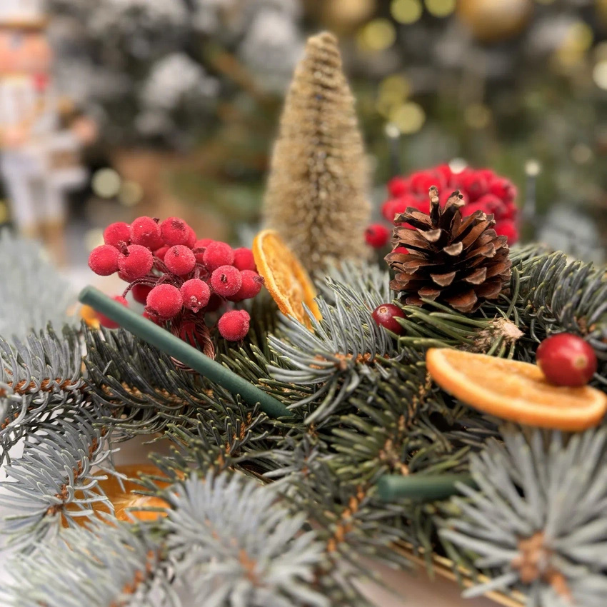 Bastoncini profumati per l'albero di Natale Scentsicles Snowberry Pine Decorazioni natalizie appese 6 pz  