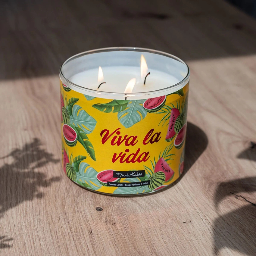 Frida Kahlo vonná svíčka ve skle exotická Viva la Vida 400 g