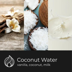 Candle World soy scented candle jar Coconut Water 120 g Coconut