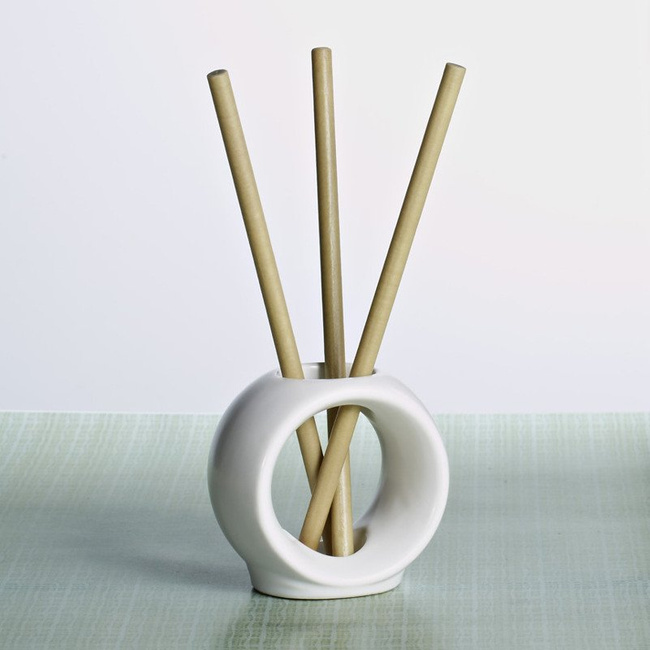White vase for scented sticks Candle-lite