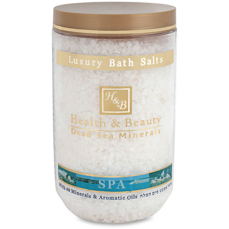 Sel de bain naturel de la Mer Morte et huiles biologiques 1200 g Health & Beauty
