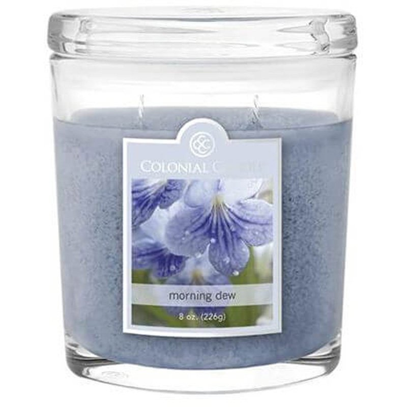 Bougie parfumée jarre ovale Colonial Candle medium 8 oz 226 g - Morning Dew