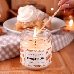 Candle World Soja Duftkerze Glas Pumpkin Pie 120 g Kürbis