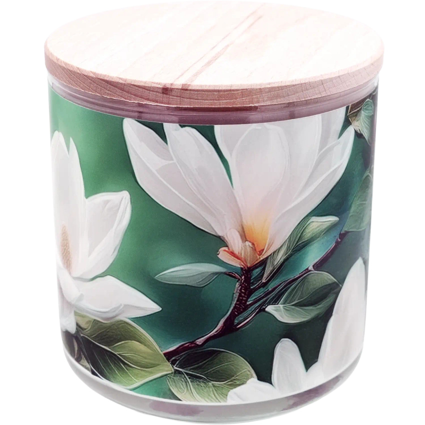 Candle World soy floral scented candle 3 wicks Blooming Magnolia 460 g