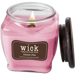 Colonial Candle Wick soy blend wood wick scented candle jar 15 oz 425 g - Sweet Pea
