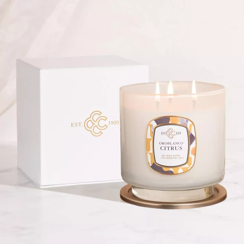 Luxe geurkaars Oroblanco Citrus Colonial Candle