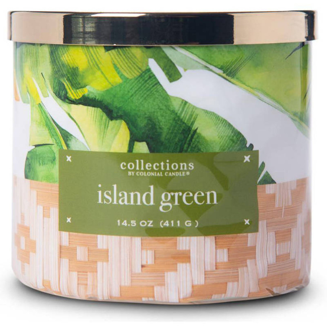 Sojowa świeca zapachowa Island Green Colonial Candle