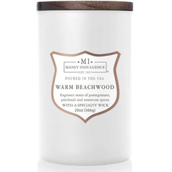 Soja Duftkerze für Herren Warm Beachwood Colonial Candle