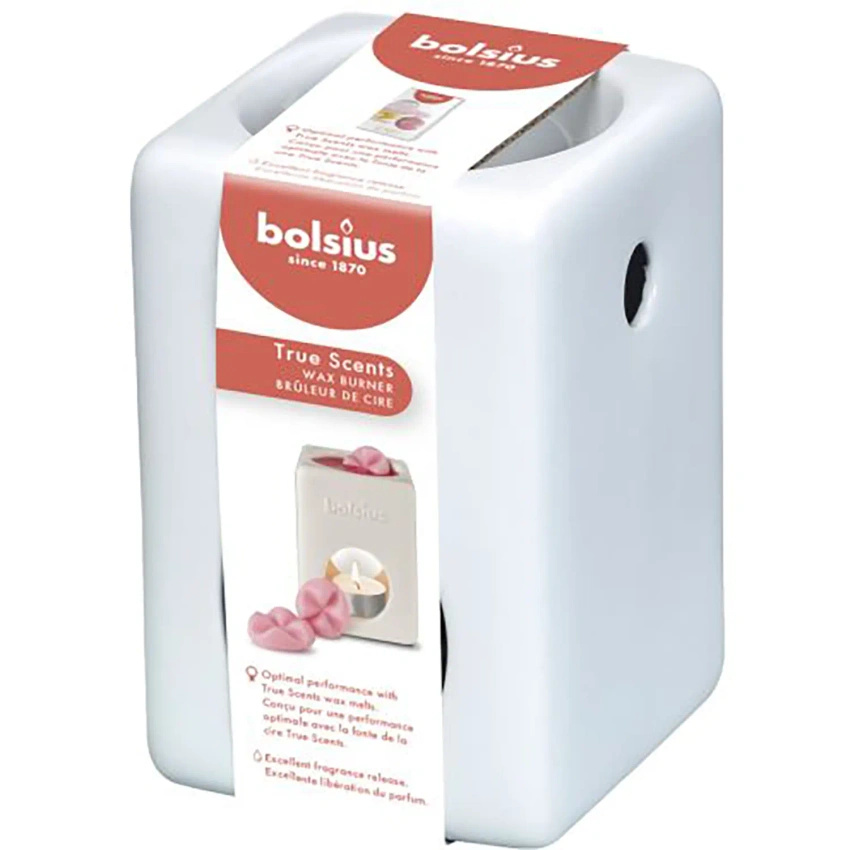 Bolsius keramischer Wachskamin True Scents Square