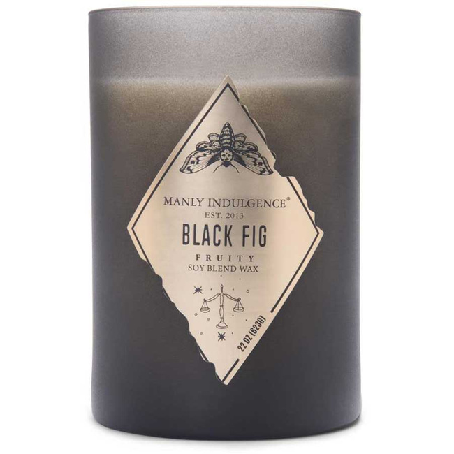 Masculine soy scented candle Black Fig Colonial Candle