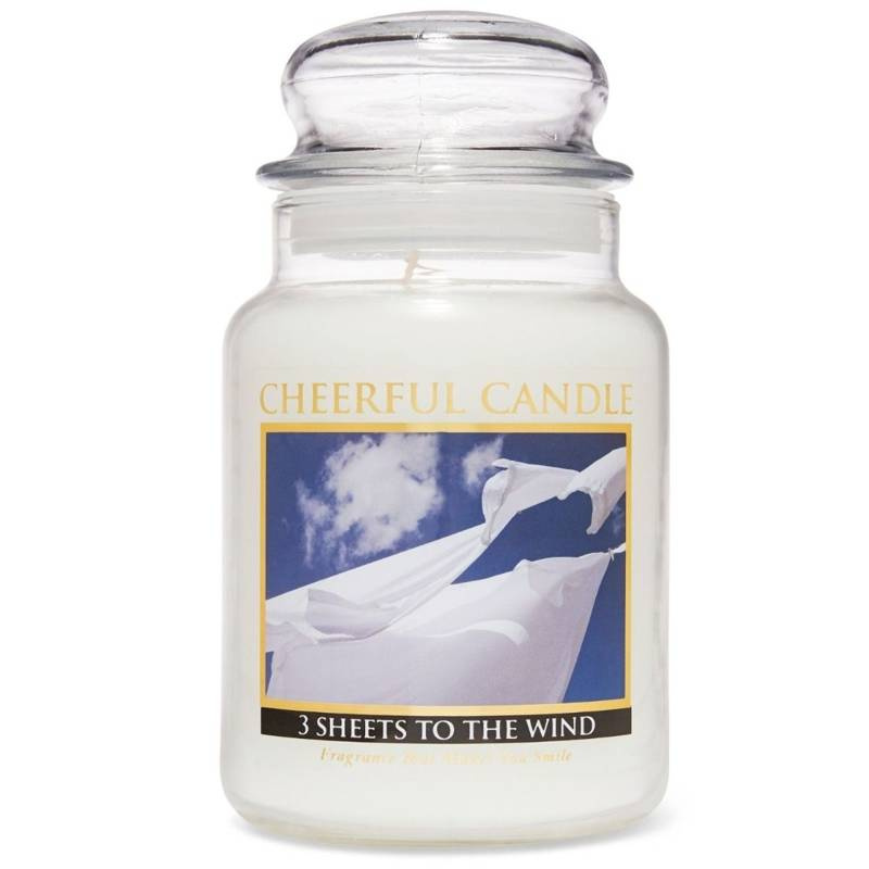 Cheerful Candle große Duftkerze im Glas 2 Dochte 24 oz 680 g - 3 Sheets to the Wind
