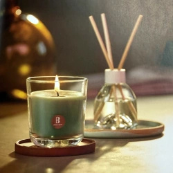 Bolsius True Scents bougie parfumée en verre 97/83 mm - Vanille Vanilla