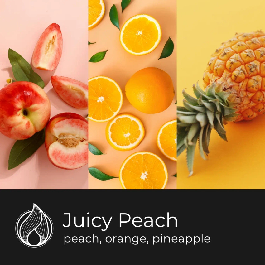 Candle World vonný sójový vosk Juicy Peach 50 g Broskev