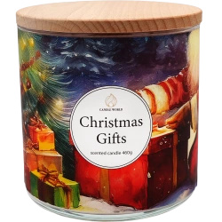 Candle World Soja Duftkerze Weihnachten 3 Dochte Christmas Gifts 460 g
