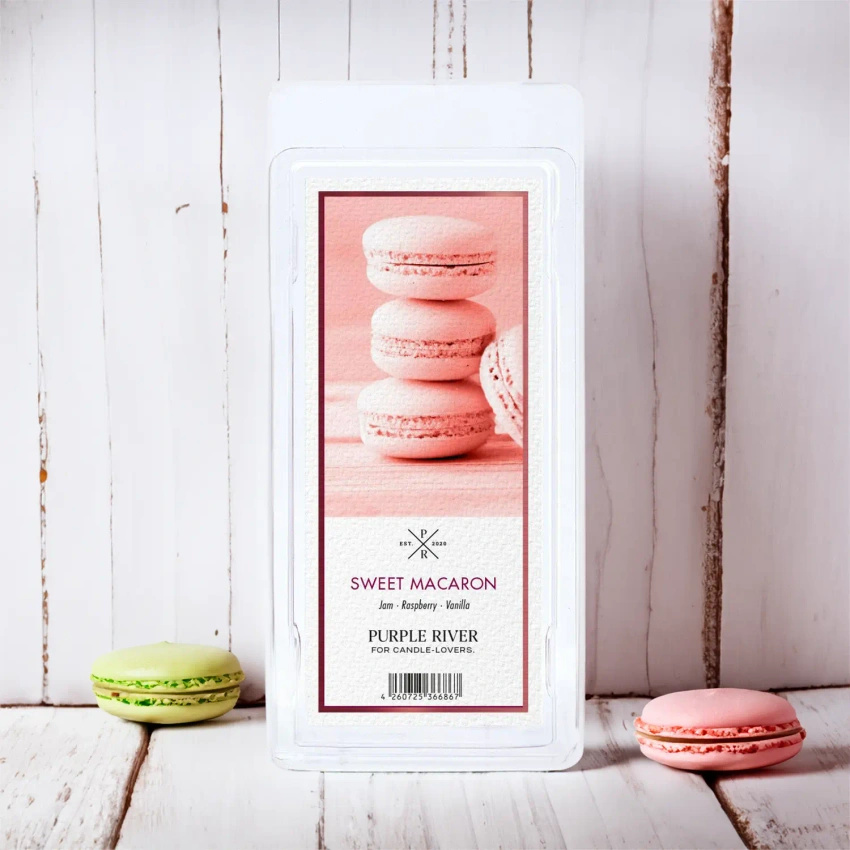 Wax melts soy Sweet Macaron Purple River 50 g