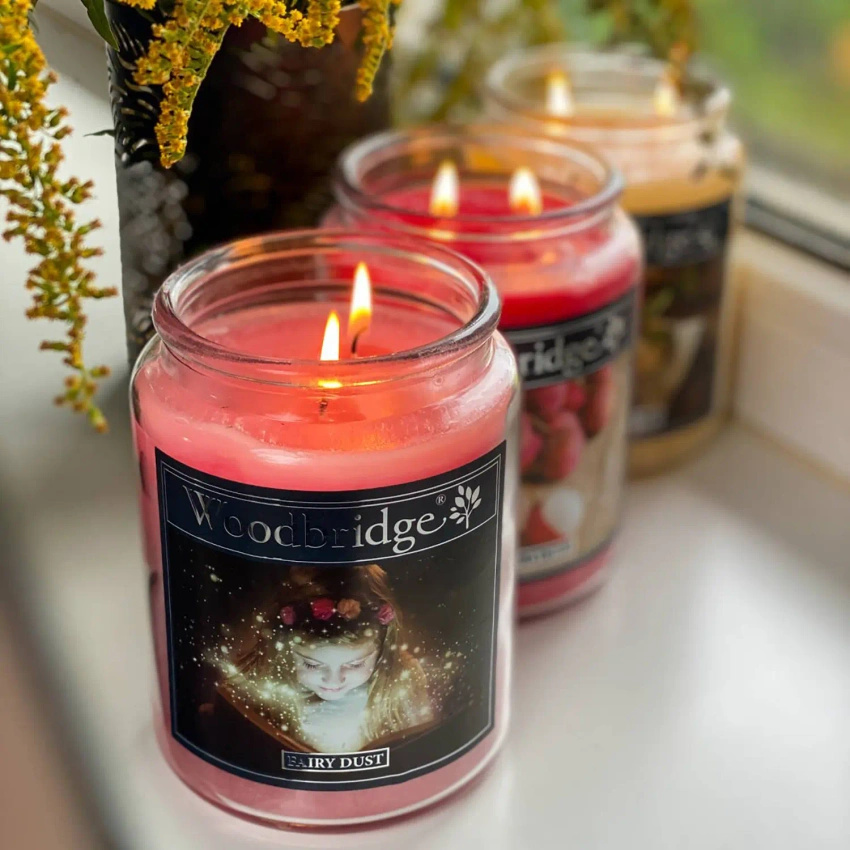 Scented candle in glass large fairy Woodbridge - Fairy Dust