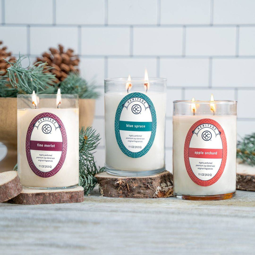 Soja geurkaars Apple Orchard Colonial Candle