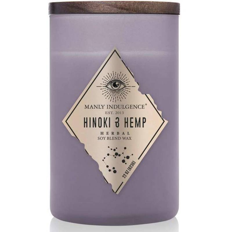 Candela di soia profumata per lui Hinoki Hemp Colonial Candle