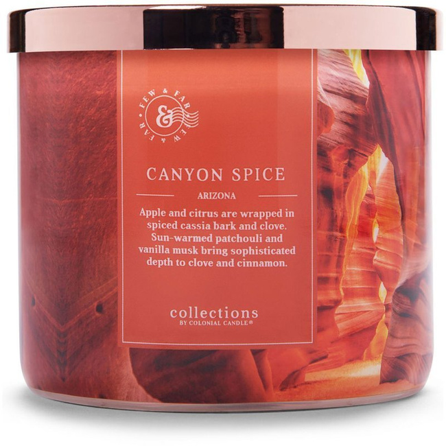 Colonial Candle Travel Soja-Duftkerze – Canyon Spice