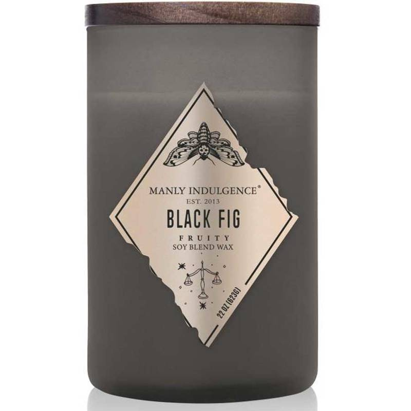 Vela aromática para hombre de soja Black Fig Colonial Candle