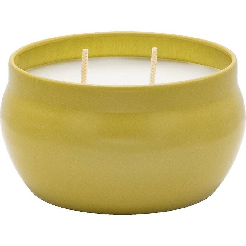 Świeca zapachowa w metalowym puzderku z dwoma knotami Tobac Ebonywood Candle-lite 177 g
