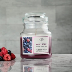 Sojová vonná svíčka Happy Berry Purple River 113 g