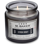 Colonial Candle M Baker large soy scented candle apothecary jar 14 oz 396 g - Citron Honey