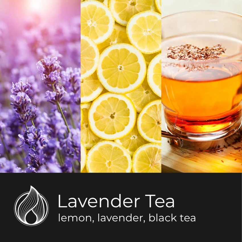 Candle World vela de soja perfumada tarro Lavender Tea 120 g Lavanda