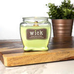 Ароматическая соевая свеча деревянный фитиль Colonial Candle Wick - Crisp Pear Basil