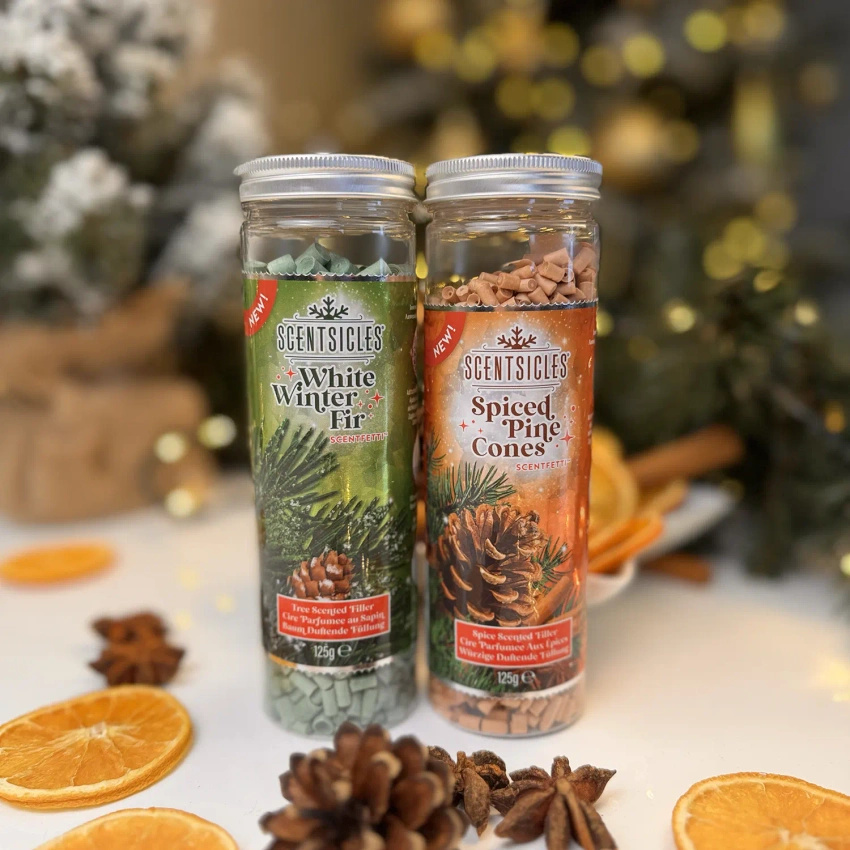 Scentsicles Scentfetti Vonné granule krbové papíry White Winter Fir 125 g