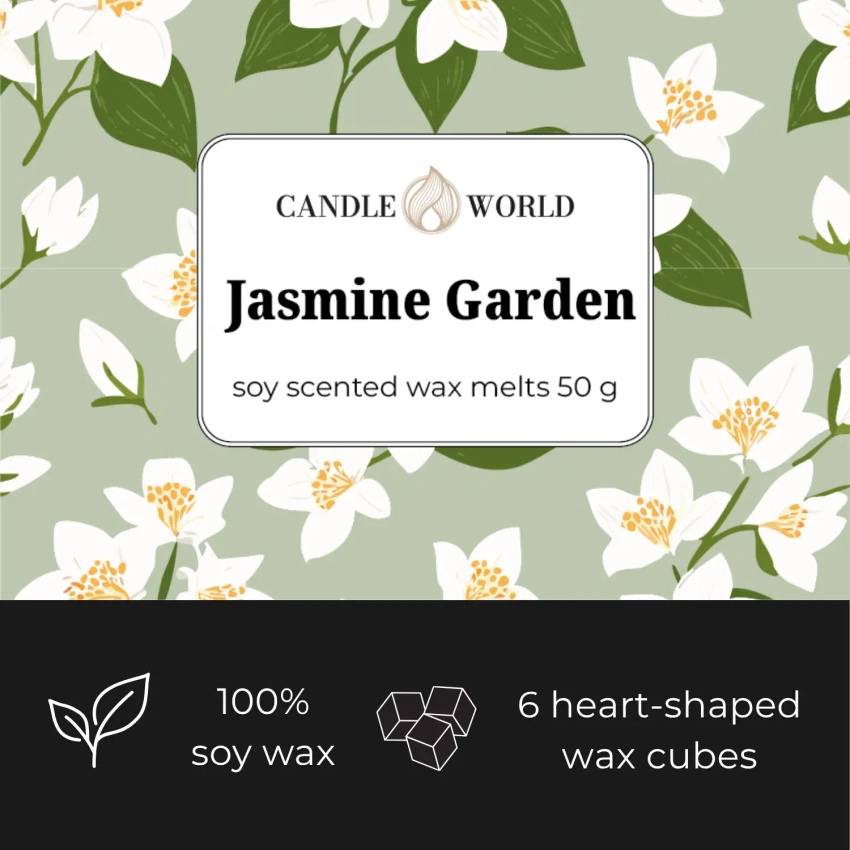 Candle World cera profumata di soia Jasmine Garden 50 g Gelsomino