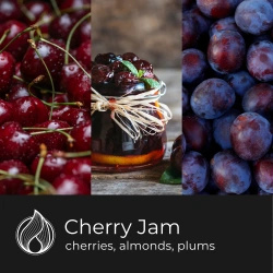 Candle World wosk zapachowy sojowy Cherry Jam 50 g Wiśnia