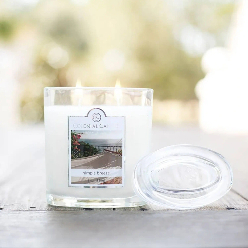 Ovale Duftkerze Colonial Candle 226 g - Simple Breeze