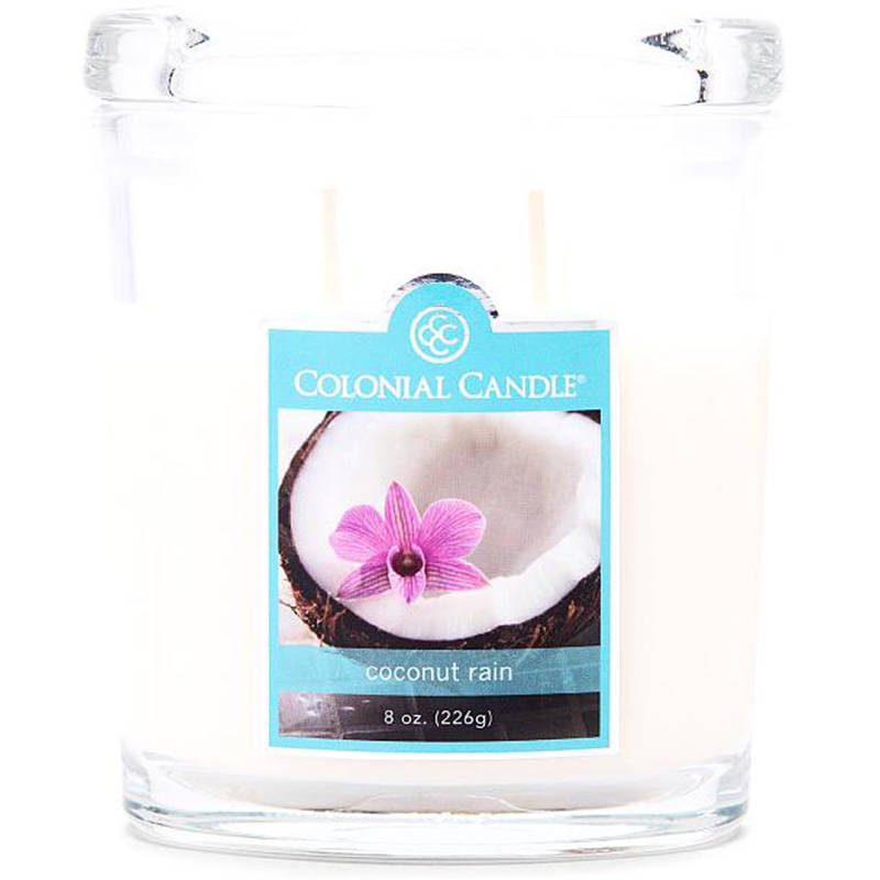 Oválná vonná svíčka Colonial Candle 226 g - Coconut Rain