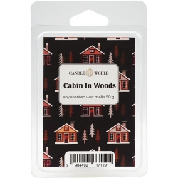 Candle World soja geurwas Cabin In Woods 50 g houtachtig