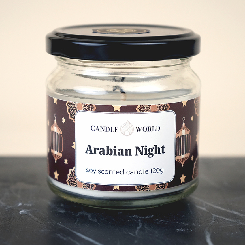 Candle World vela perfumada de soja arábiga tarro Arabian Night 120 g 