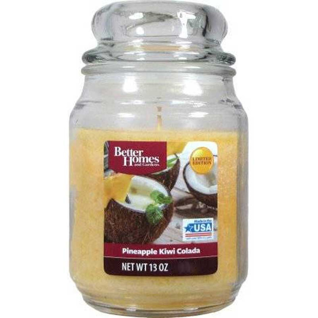 Candela profumata in vetro Better Homes and Gardens 368.5 g - Ananas Noce Di Cocco Pineapple Kiwi Colada