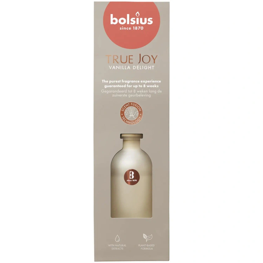 Bolsius True Joy Vanilla duftstab-Diffusor 80 ml im Glas - Delight