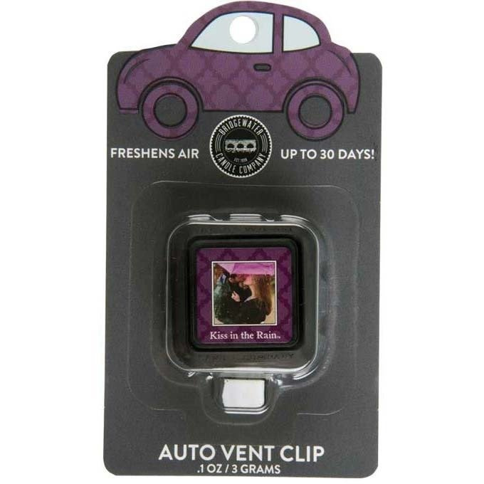 Autoduft Kiss In The Rain Bridgewater Candle AutoClip