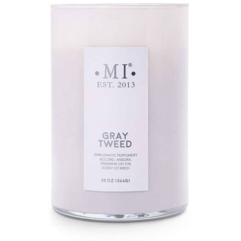 Colonial Candle Sofistikovaná pánská sojová vonná svíčka ve skle 22 oz 623 g – Gray Tweed