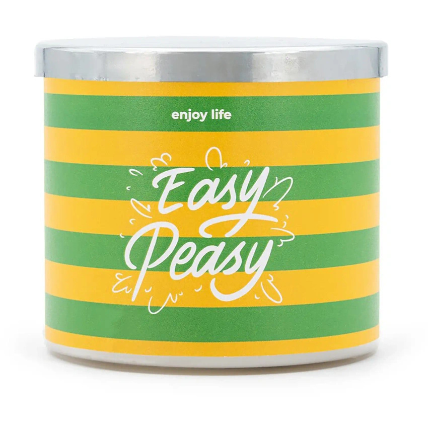 Mad Candle geurkaars glas Easy Peasy 400 g mandarijn en munt