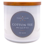 Соевая ароматическая свеча с деревянным фитилем 368 г Colonial Candle - Cotton Tee