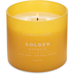 Bougie de soja parfumée ambre - Golden Amber Colonial Candle