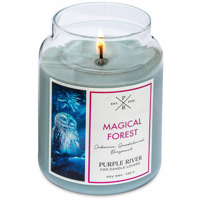 Vela de soja perfumada Magical Forest Purple River 623 g
