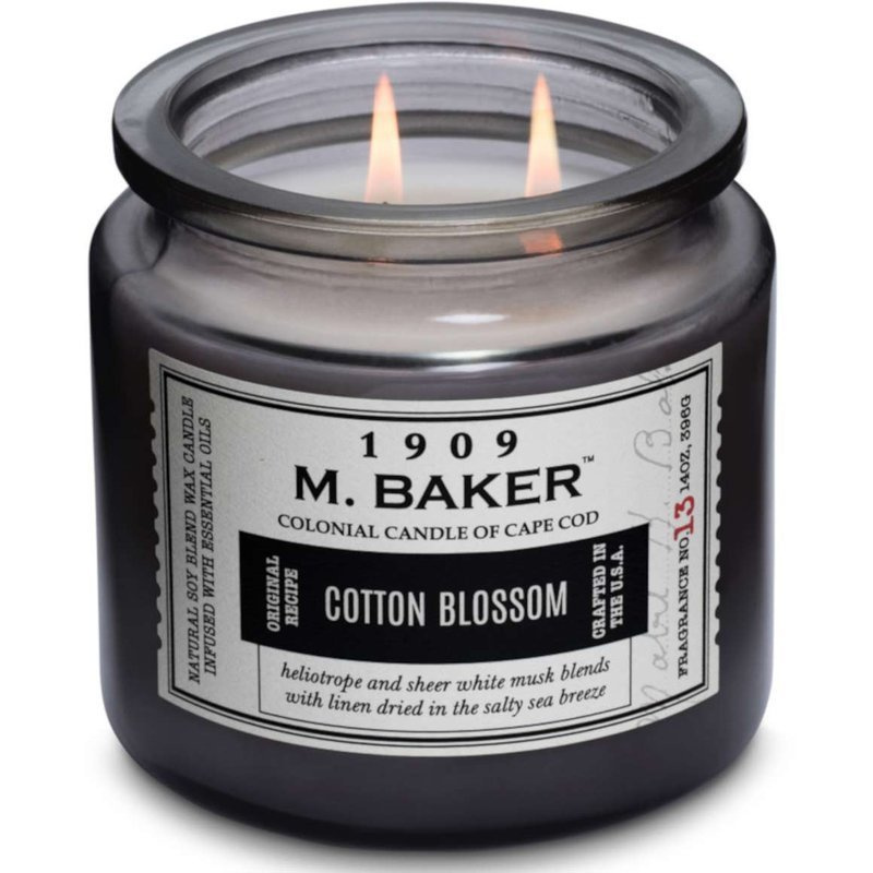 Vela perfumada soja farmacia tarro 396 g Colonial Candle M Baker - Cotton Blossom