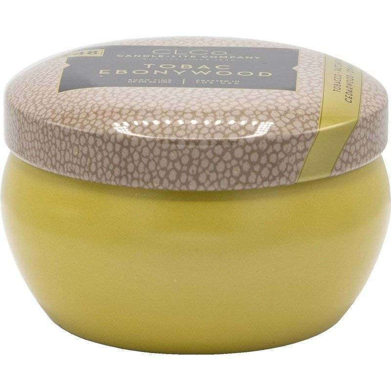 Vela aromática 2 mechas Tabaco - Tobac Ebonywood Candle-lite