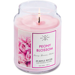 Sójová vonná svíčka Peony Blossom Purple River 623 g