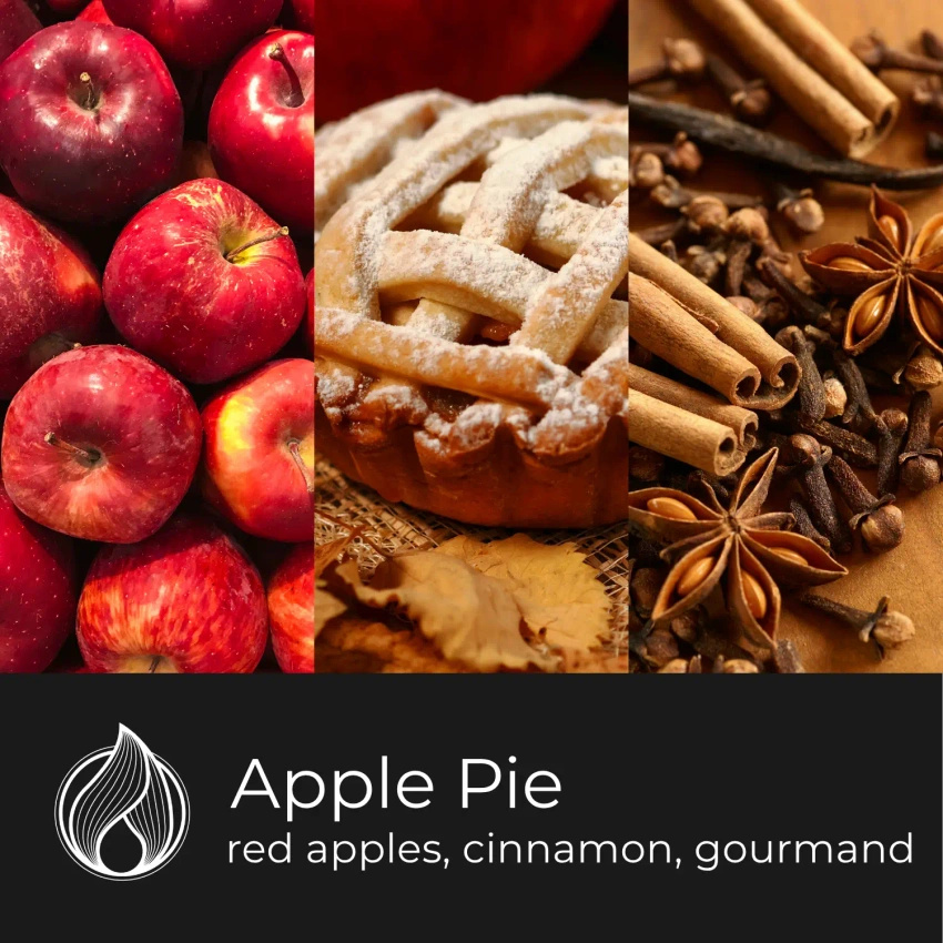 Candle World bougie de soja parfumée pot Apple Pie 120 g Tarte aux pommes